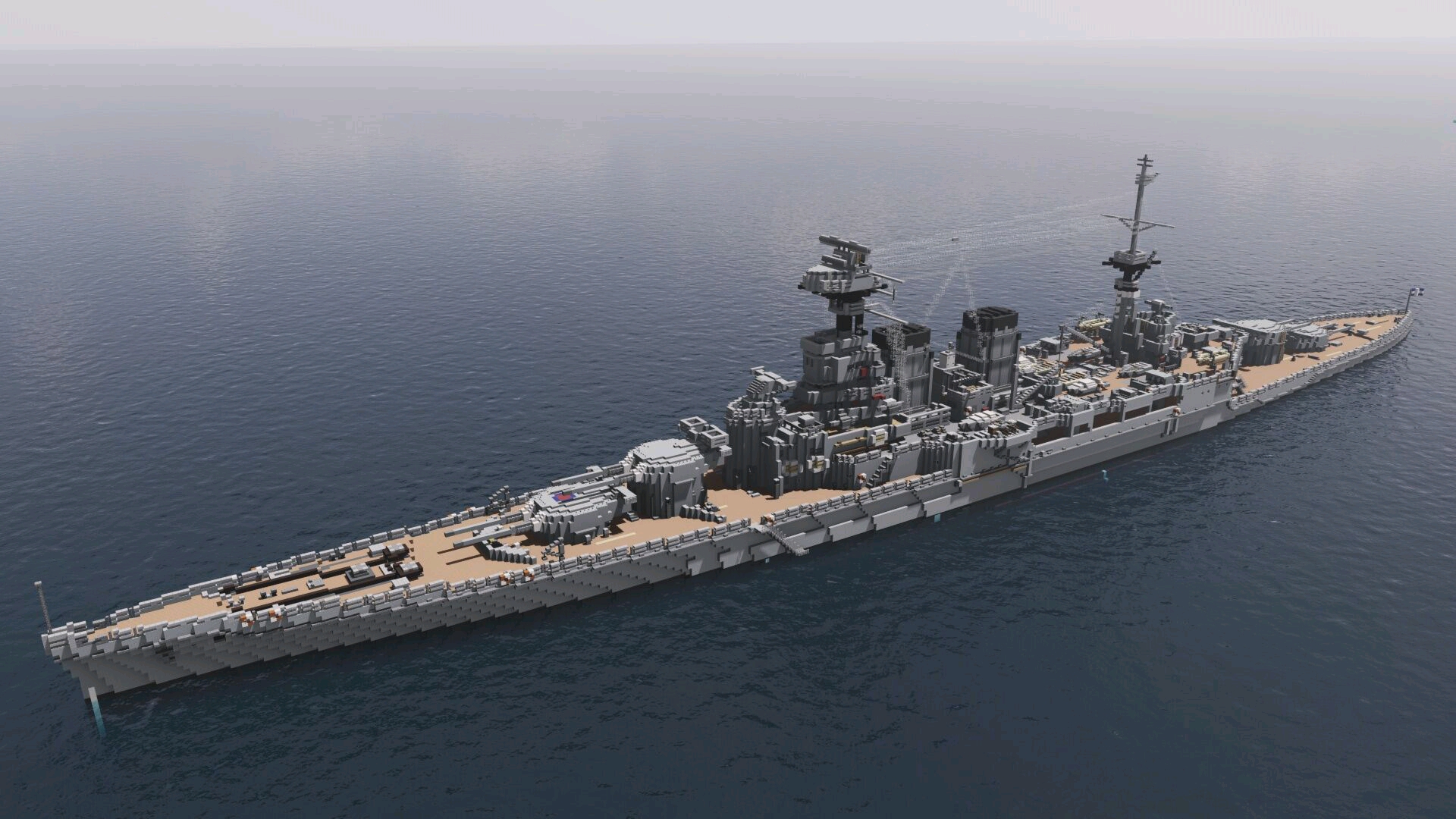 在这一背景下,皇家海军很快完成了狮级战列舰的设计工作并投入建造