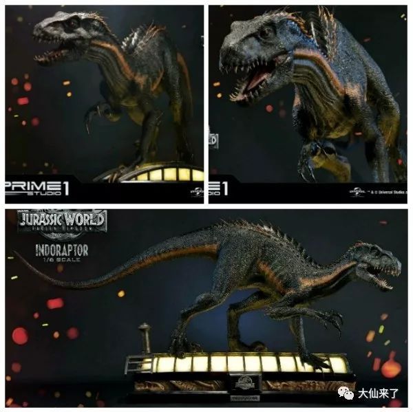 prime 1 studio推出《侏罗纪世界2》暴虐迅猛龙 1/6比例全身雕像
