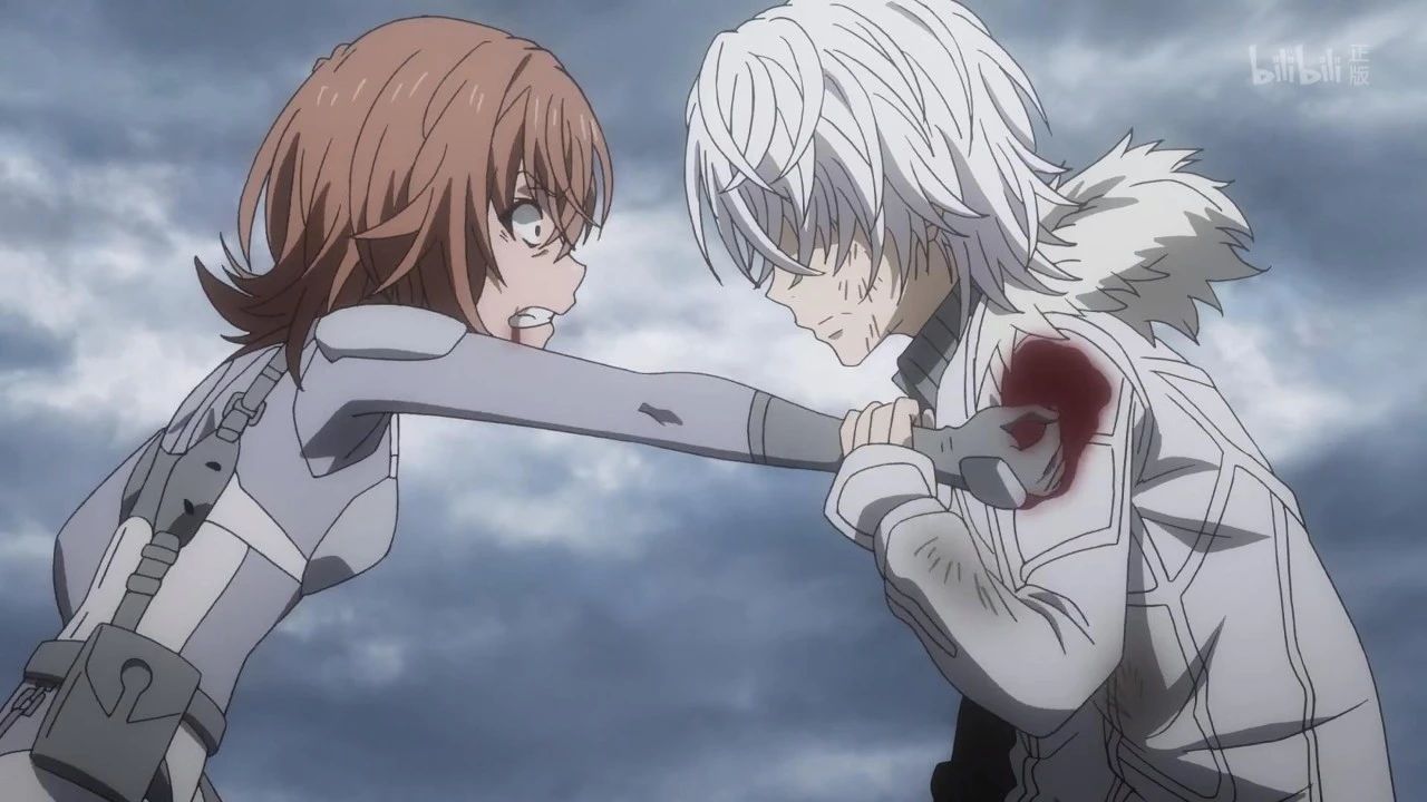 几乎丧失行动能力的最后之作努力地向一方通行靠近.