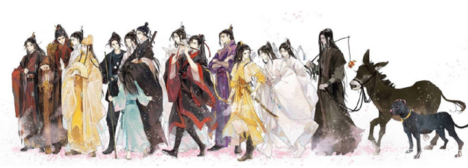 魔道祖师:天天拿着避尘打狗，蓝忘机说，随他高兴就好!