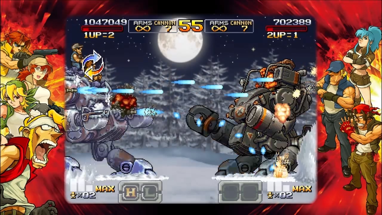 经典横版射击游戏《合金弹头 xx》宣布在steam上架