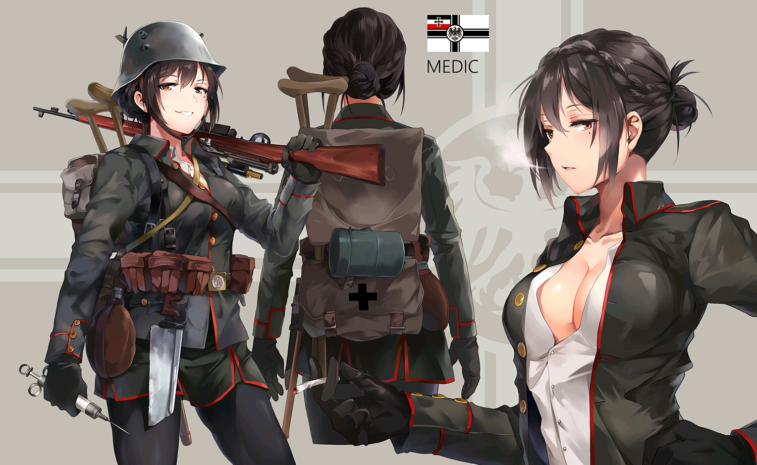 pixiv插画转载(battlegirls 1)