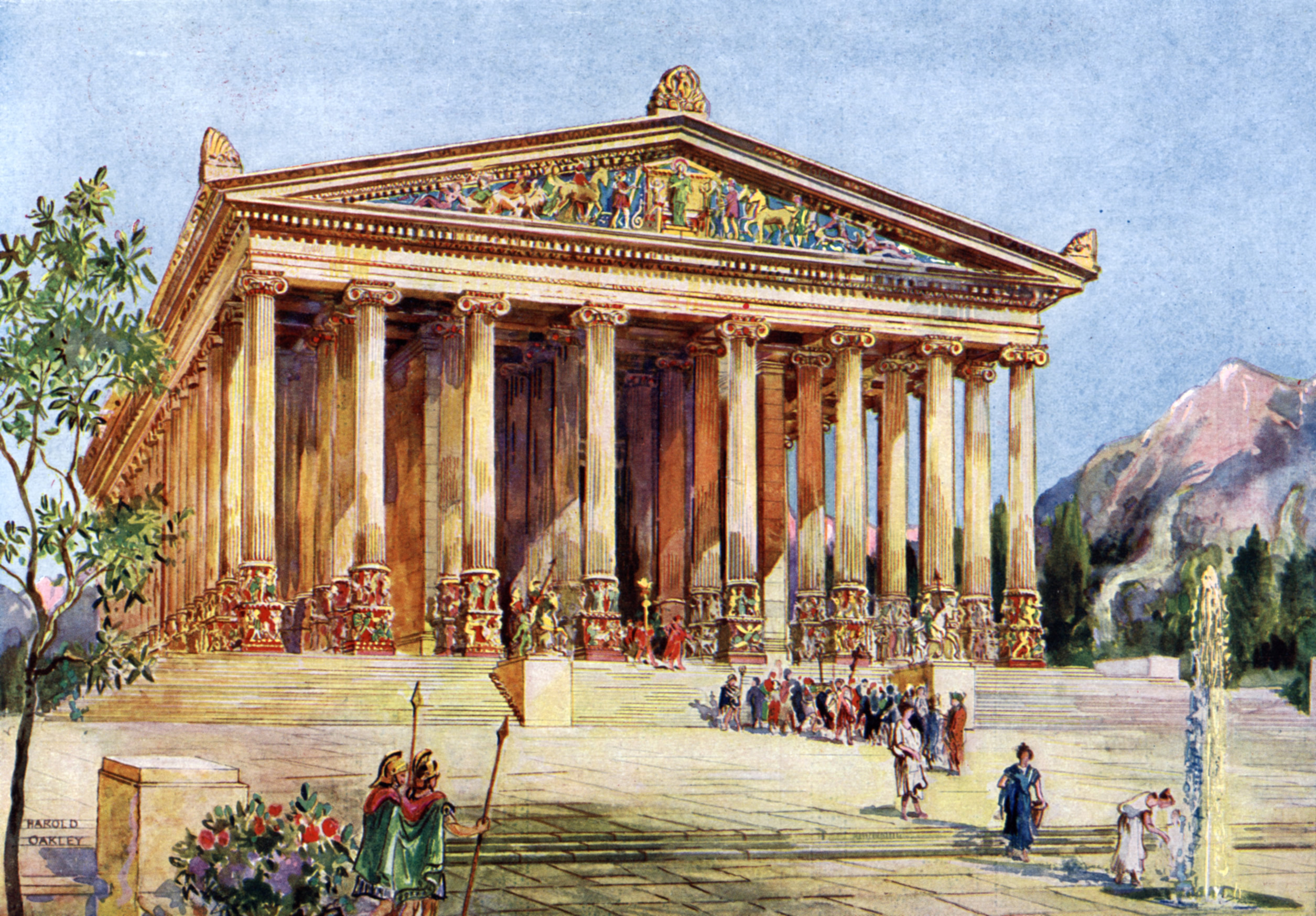 阿尔忒弥斯神庙想象图