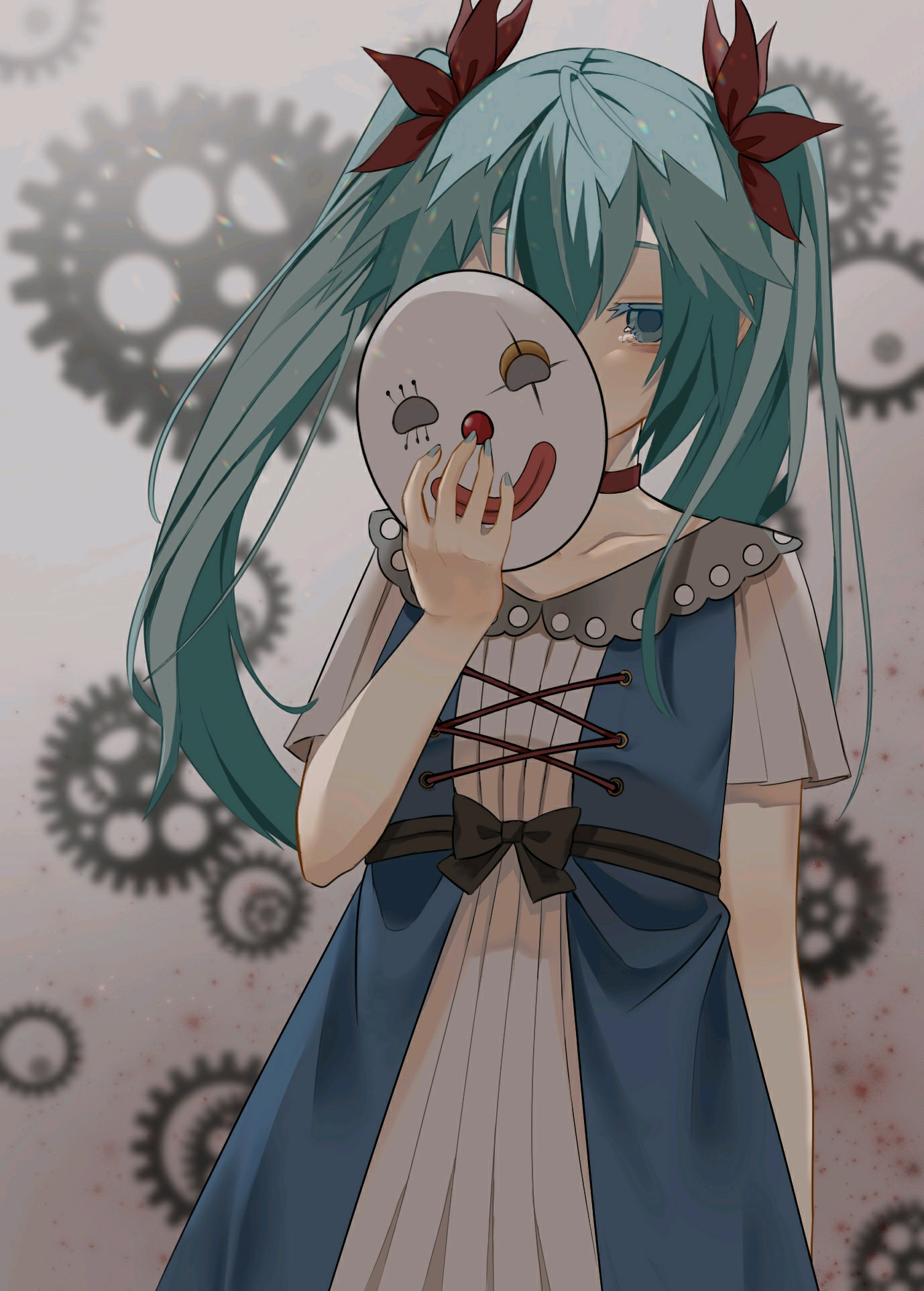 pixiv 初音未来 活动小丑 图片搬运