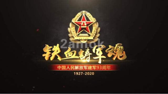 八一建军节,向中国军人致敬!凌晨两点视频素材网八一素材.