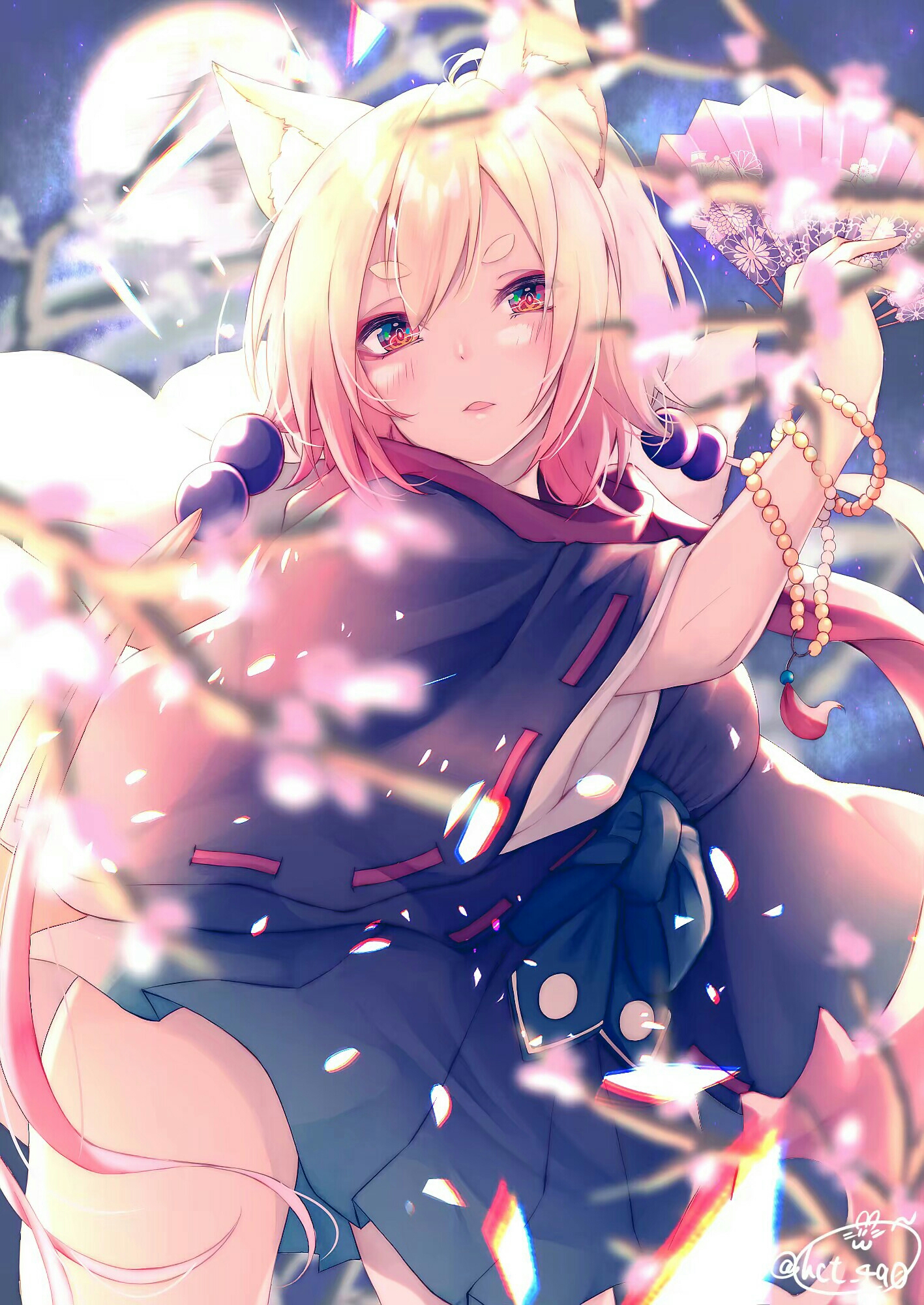 少女系列②樱花下的少女～小狐狸