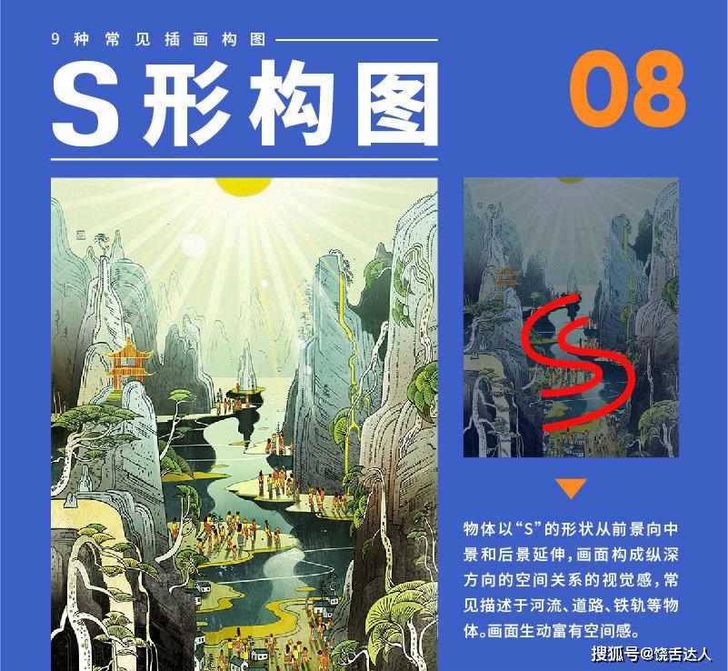 轻备学院:九种构图技巧教你如何提高插画绘画的技巧!