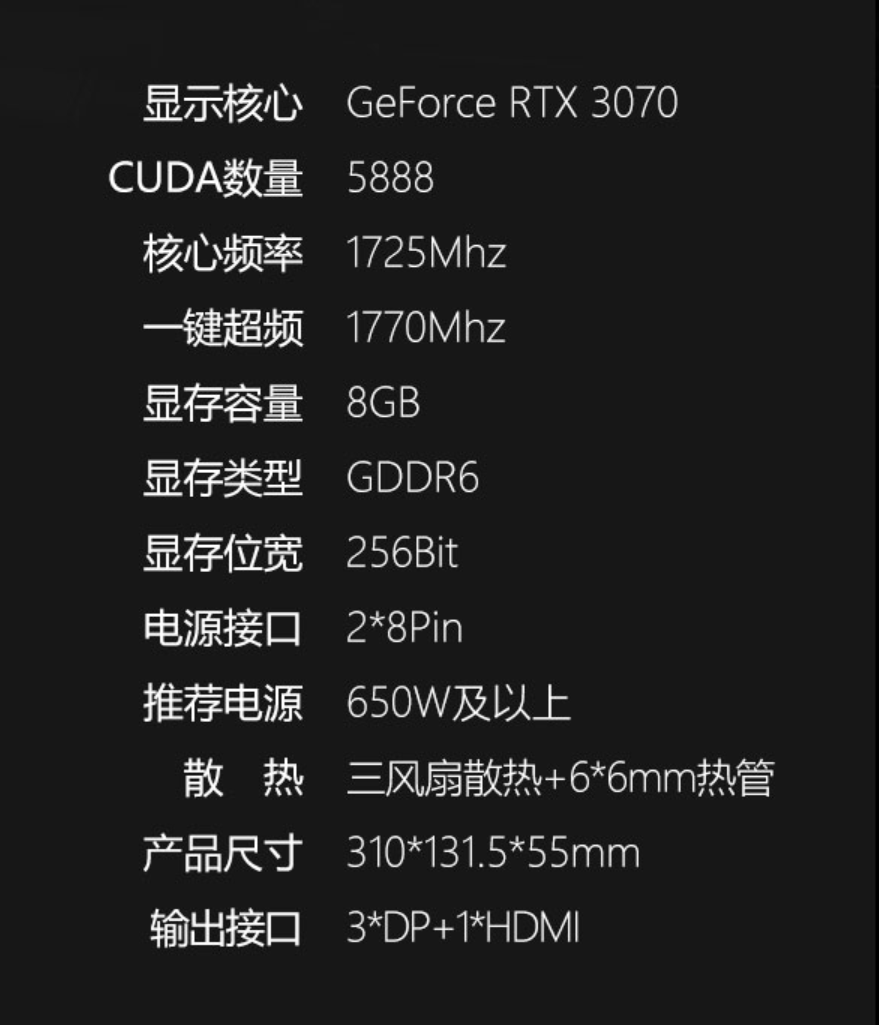 畅玩3A大作!七彩虹RTX3070 Ultra OC显卡测试