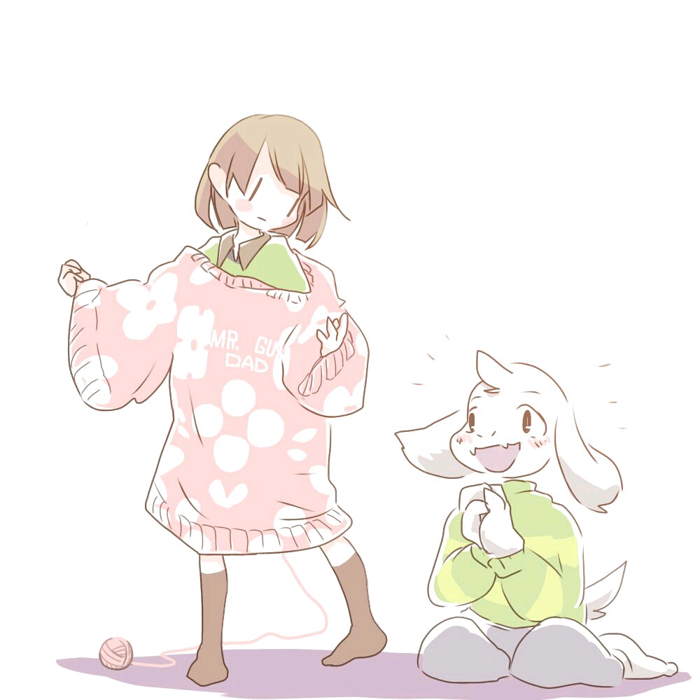 asriel x chara的精美图片