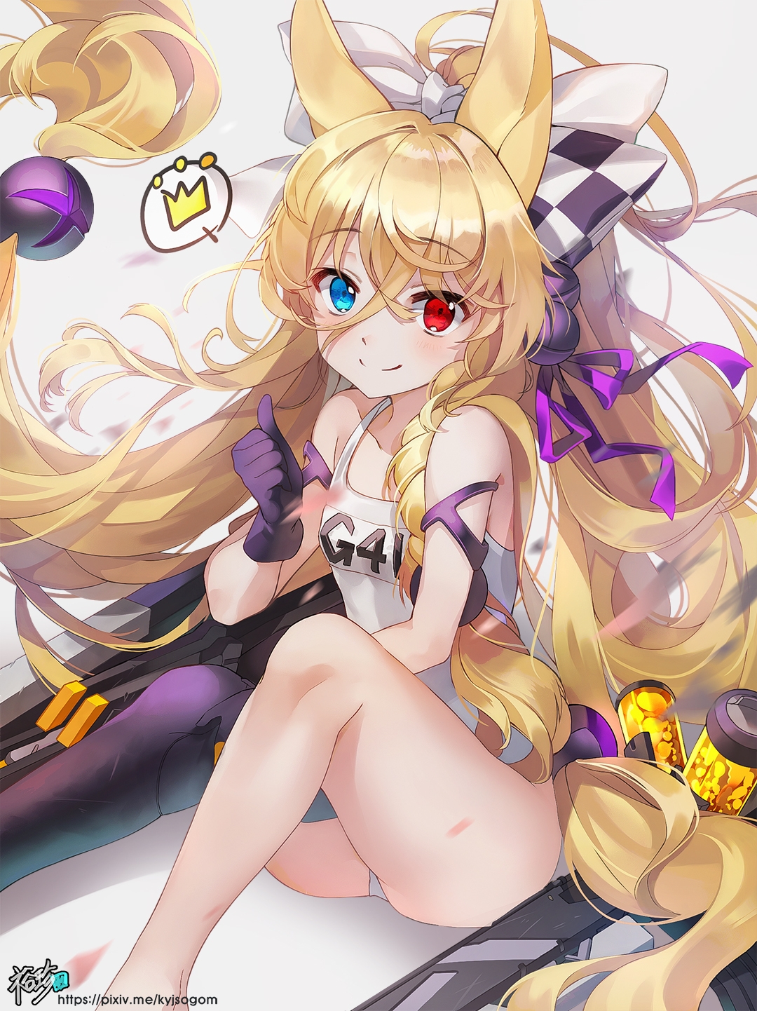 『少女前线』g41 插画鉴赏 我要摸摸头