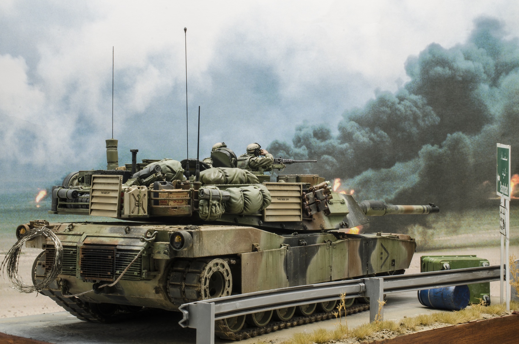 来自地狱的牛仔m1a1ha主战坦克陆战队型