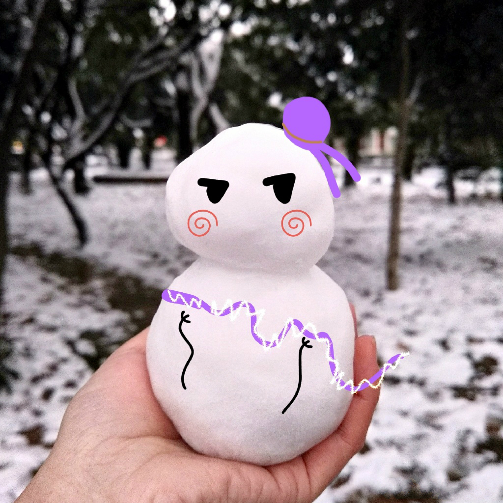 一个雪人猜成语_雪人简笔画(3)