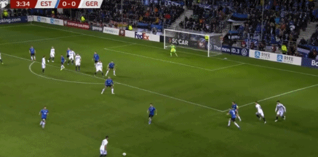 尤文弃将失误铲球染红!欧预赛德国2球胜弱旅,5胜1负升