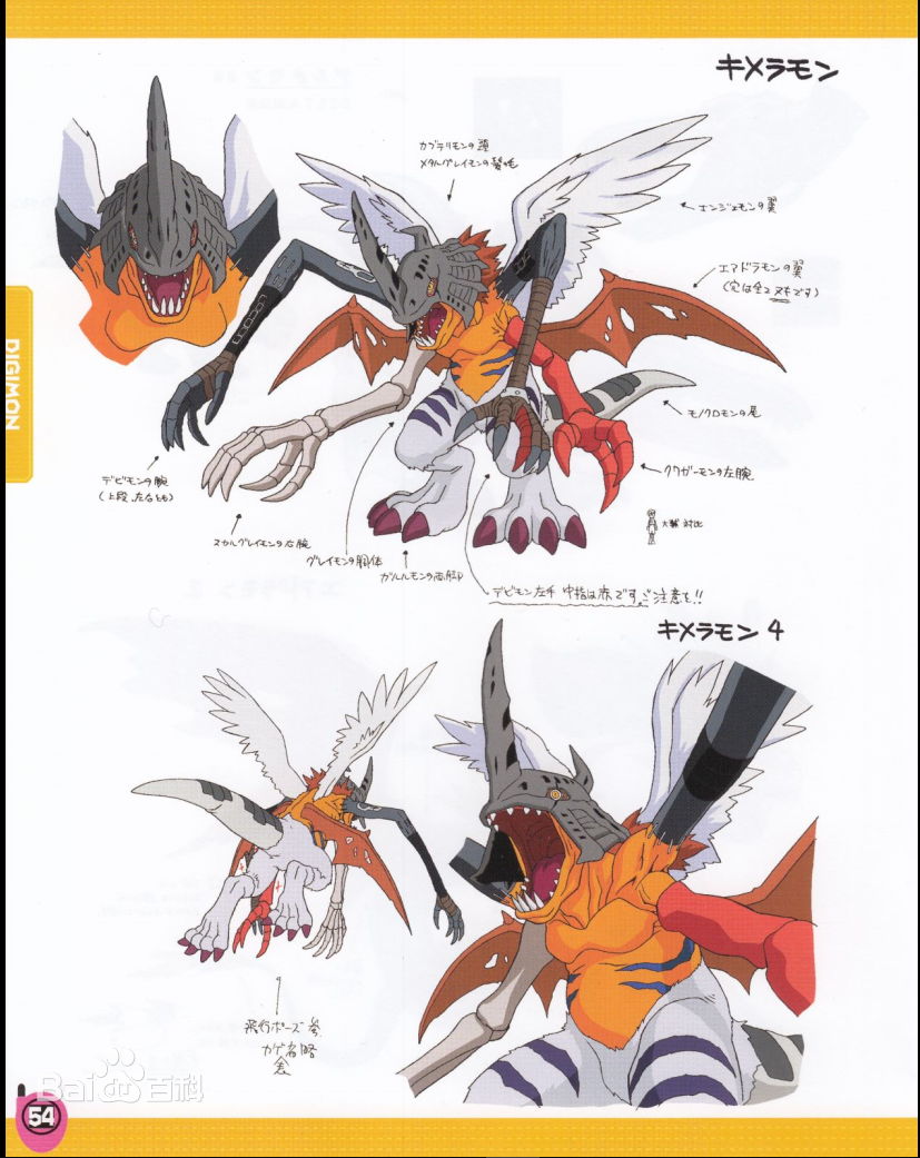 奇美拉兽(基米拉兽) キメラモン chimairamon