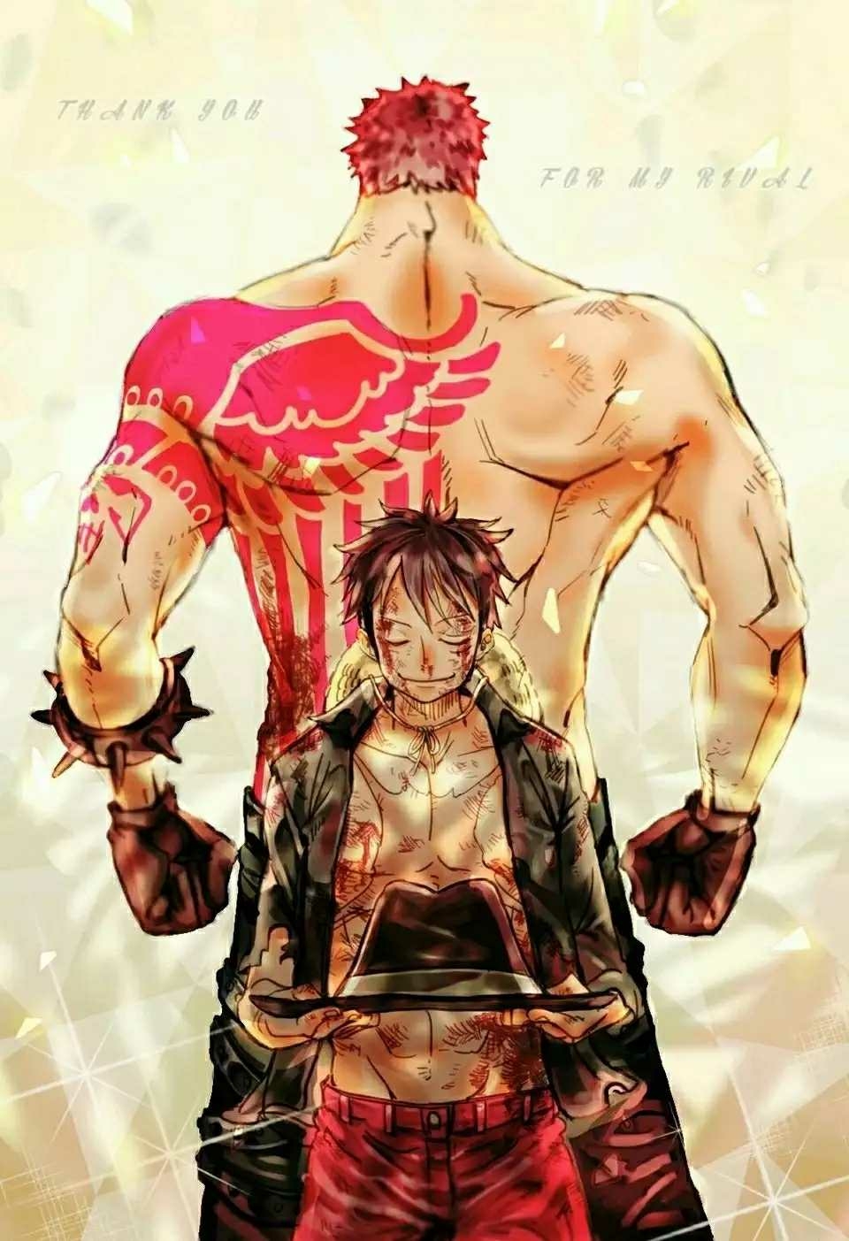 原来幼时的卡塔库栗也与路飞一样无拘无束的过着自己喜欢的生活