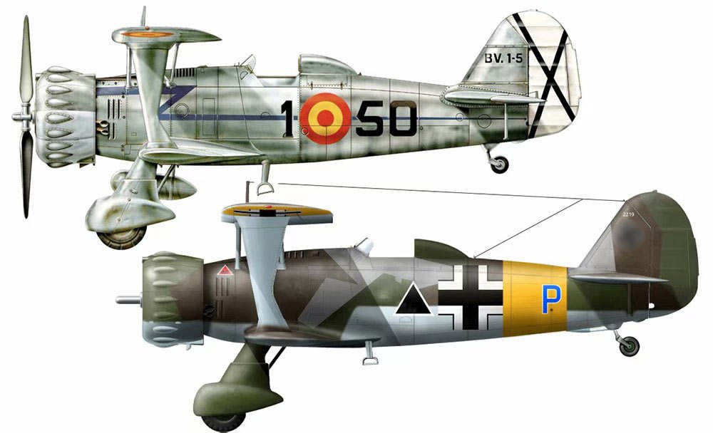 hs123俯冲轰炸机德国空军中最为神奇的双翼战机