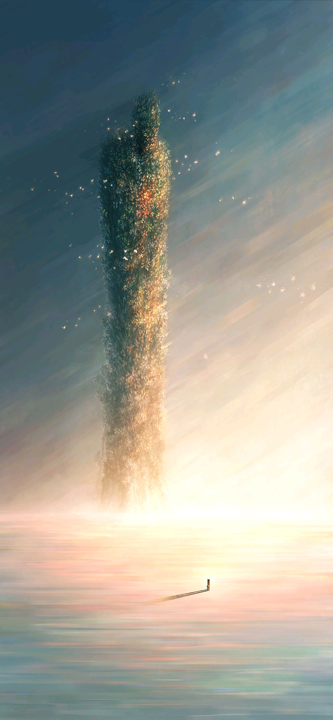 【治愈插画】唯美画风的二次元动漫风景壁纸 【全面屏