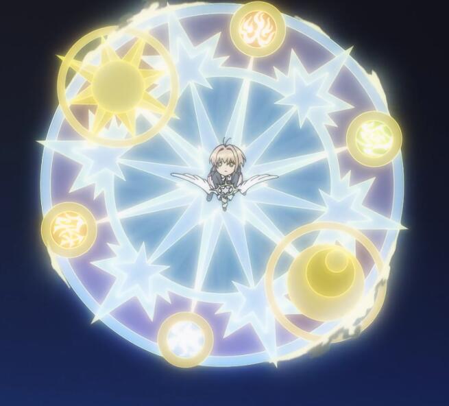 (四)隐藏在《魔卡少女樱clear card》中的重要线索魔法阵中太阳在月亮