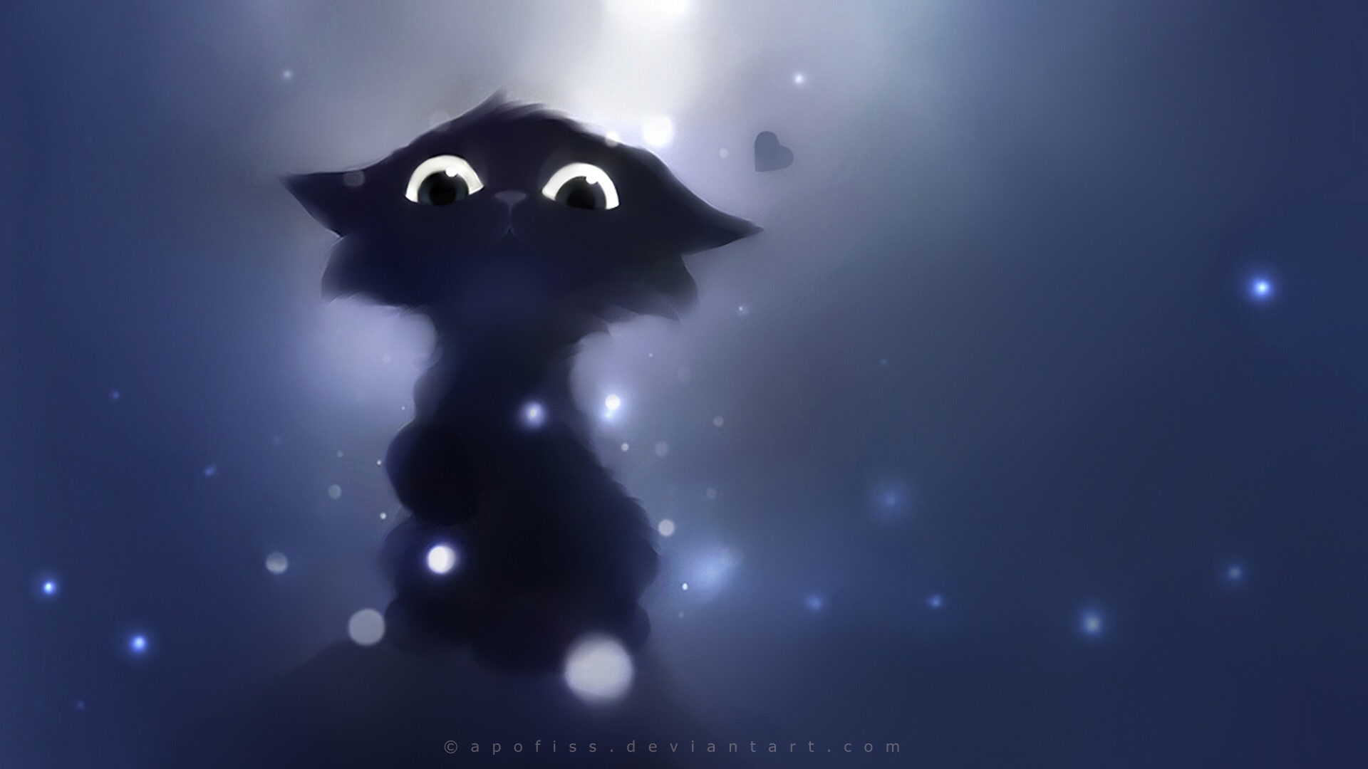 【嘿嘿嘿】 这是你家的主子吗? (猫咪插画壁纸)