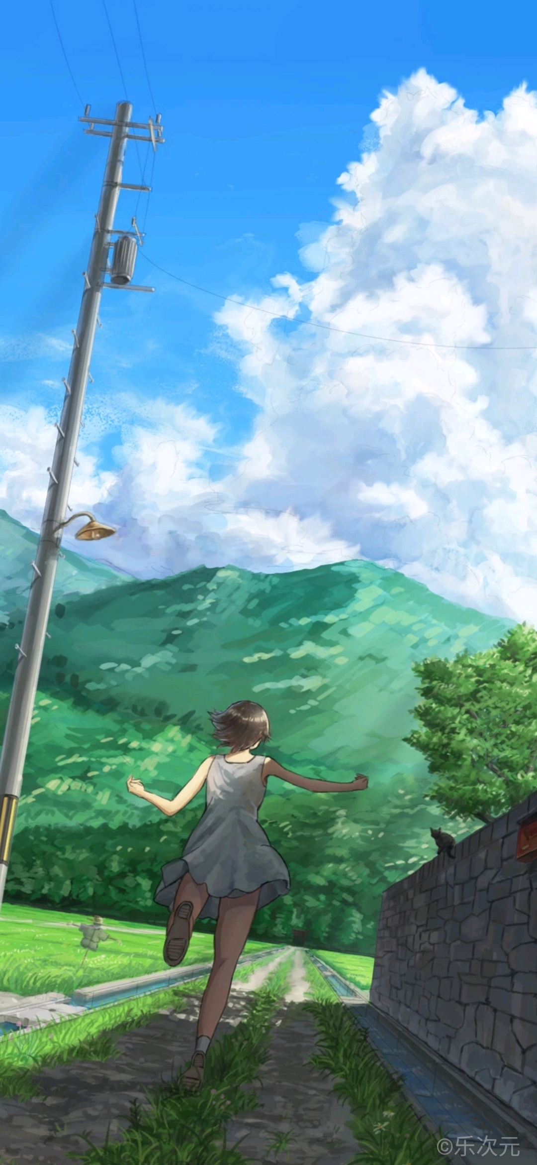 二次元全面屏手机壁纸福利|动漫场景,风景篇2
