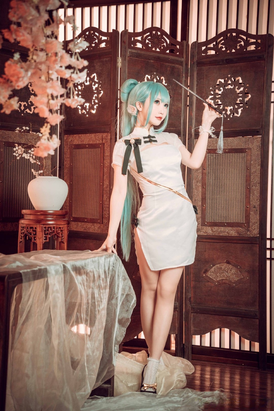 cosplay精选 | 初音未来韶华cos,优雅的美