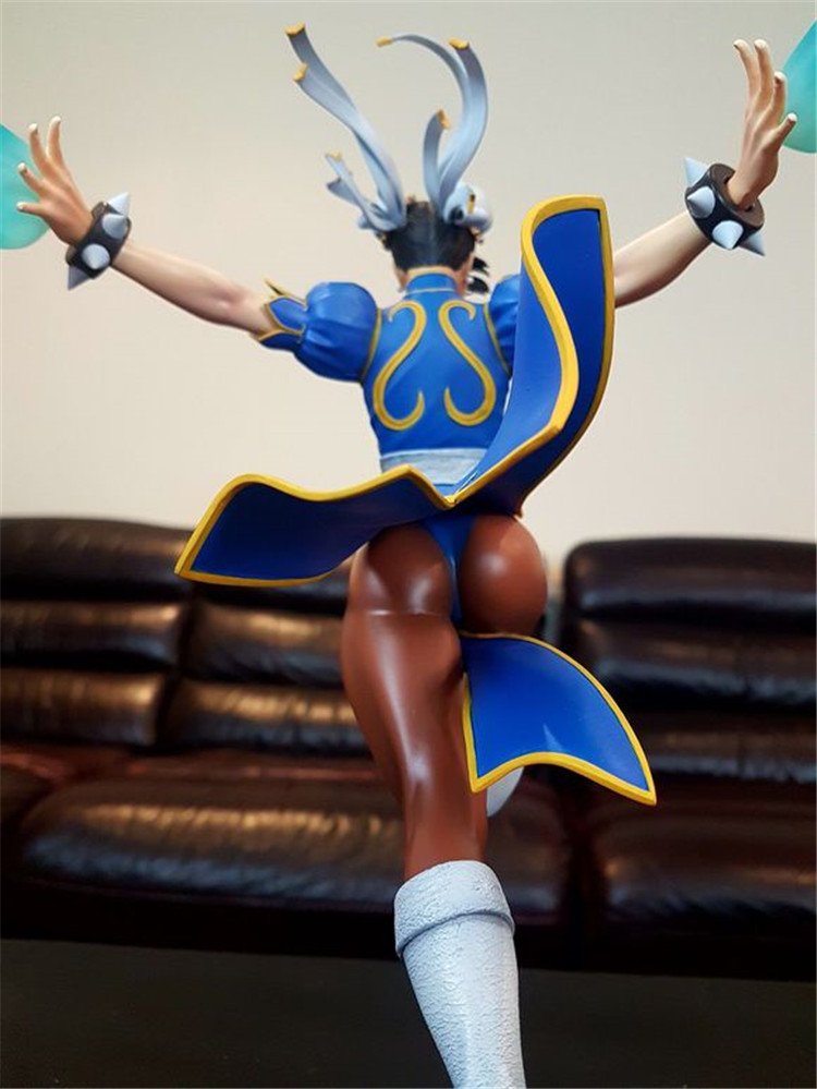 kinetiquettes品牌 街头霸王系列 春丽 chun li 1/6 雕像 尺寸数据:约