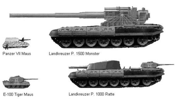 二战德国人的梦想战车!ratte巨鼠式坦克