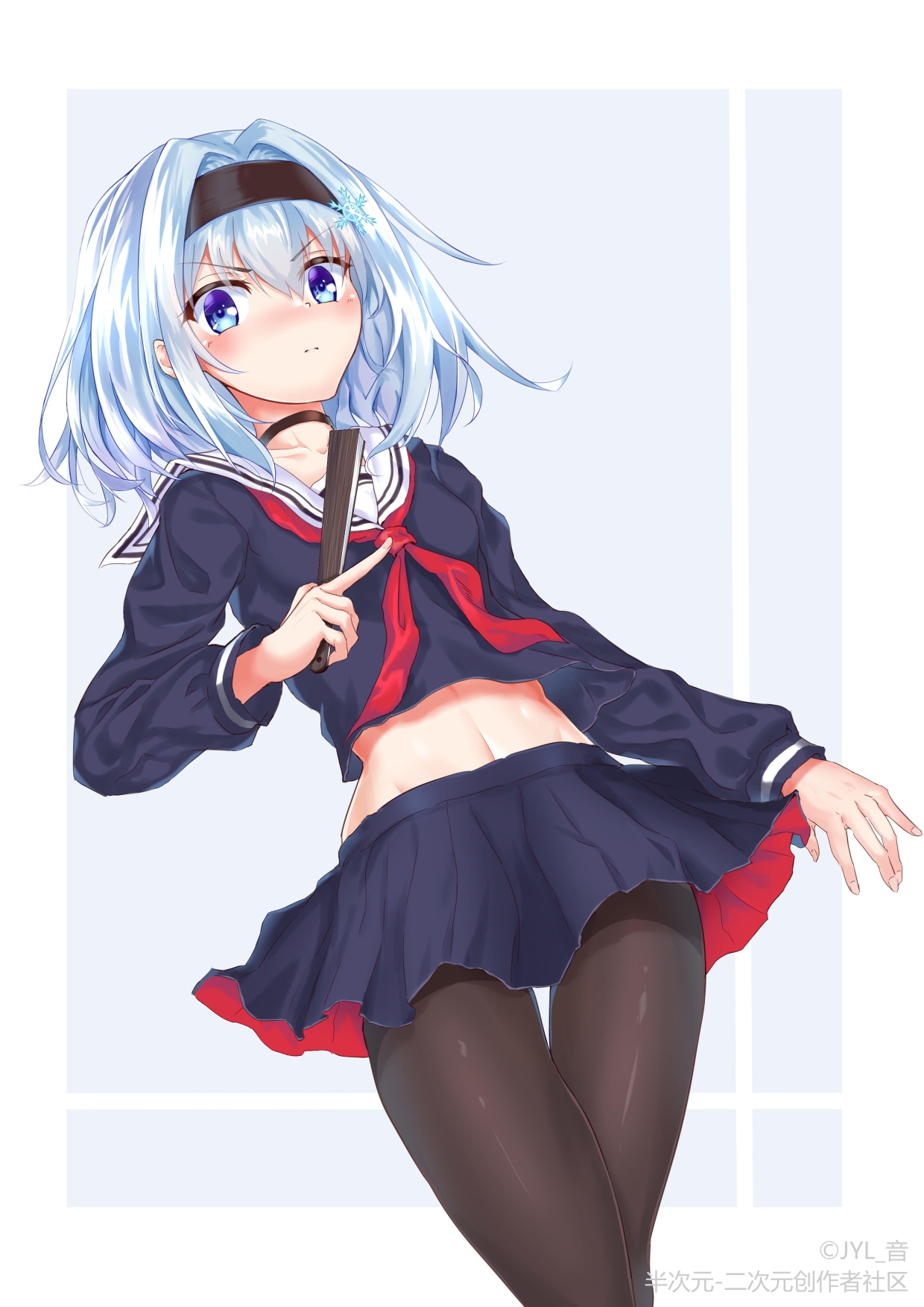 动漫美图(第八十期)二次元穿丝袜的少女专栏|ω)