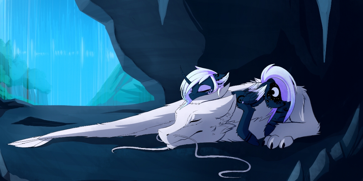 〔mlp〕画师magnaluna第二篇,露娜与面条(*/*)