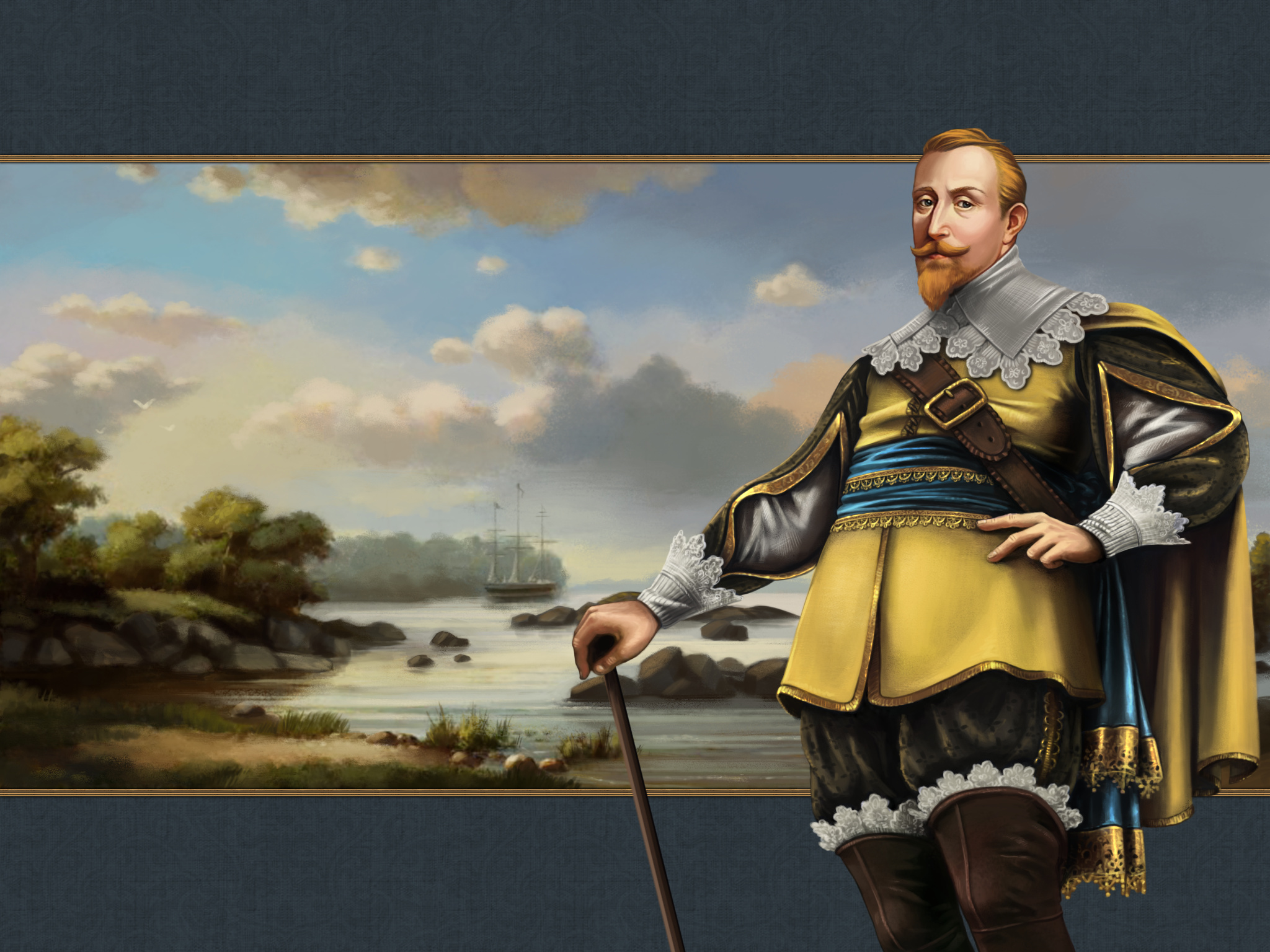 瑞典国王天才军事家古斯塔夫二世