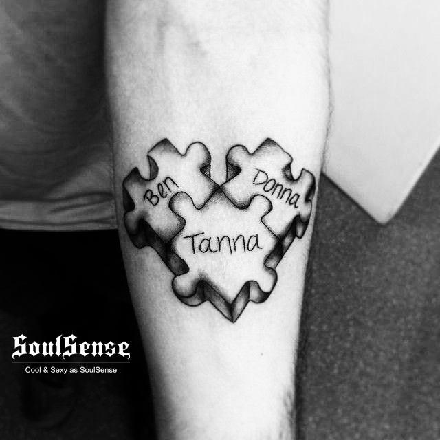 soulsense 纹身 | 拼图纹身,拼出散落的记忆