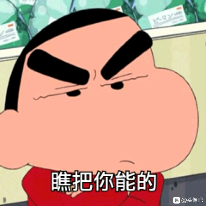 蜡笔小新沙雕表情包
