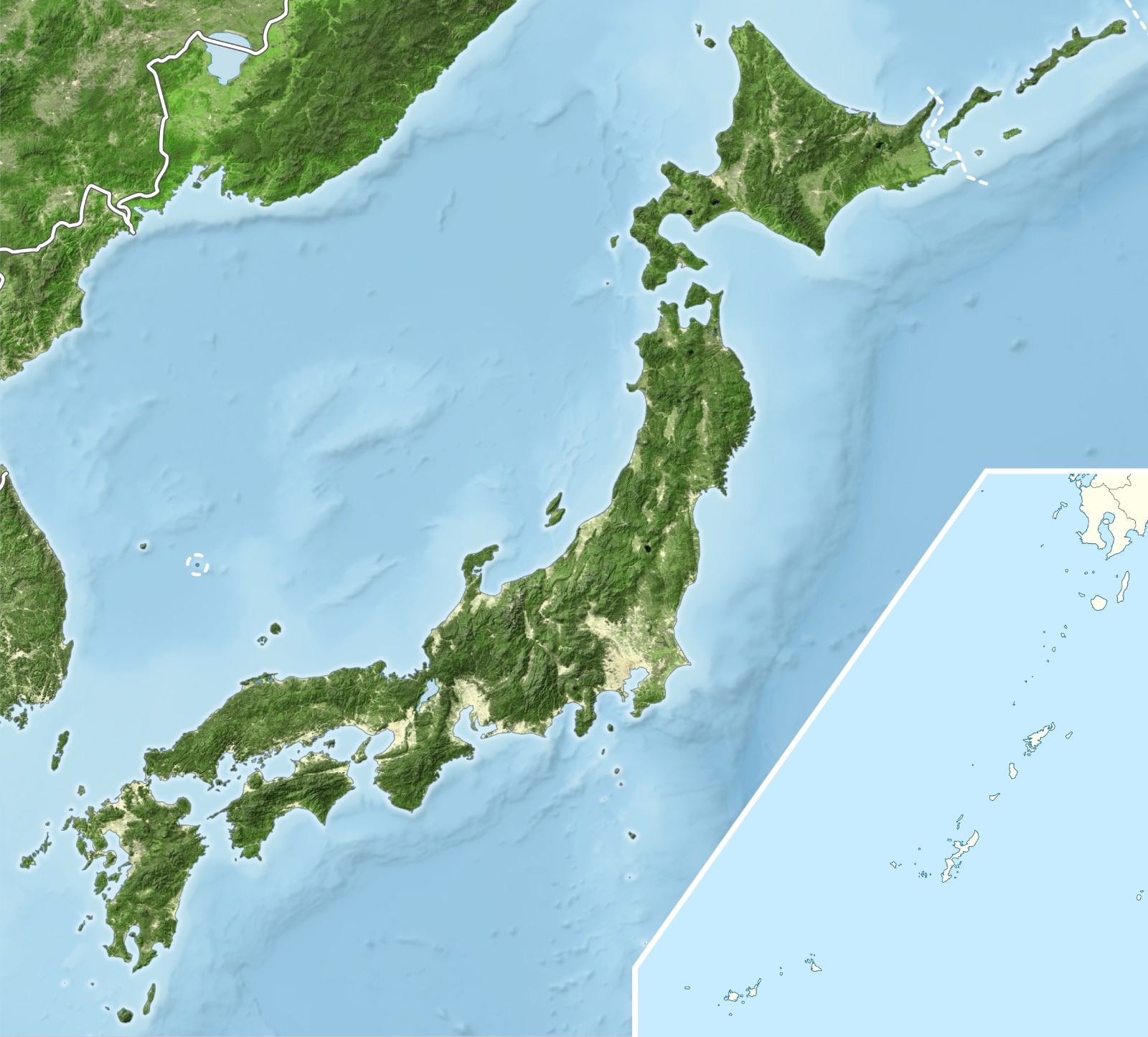 日本属于亚洲季风气候区.