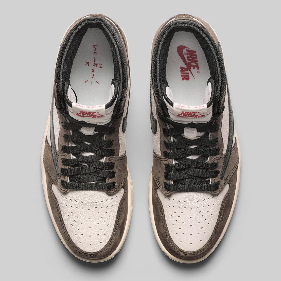 乔丹品牌已经正式发布信息:特拉维斯·斯科特和air jordan 1联名款将