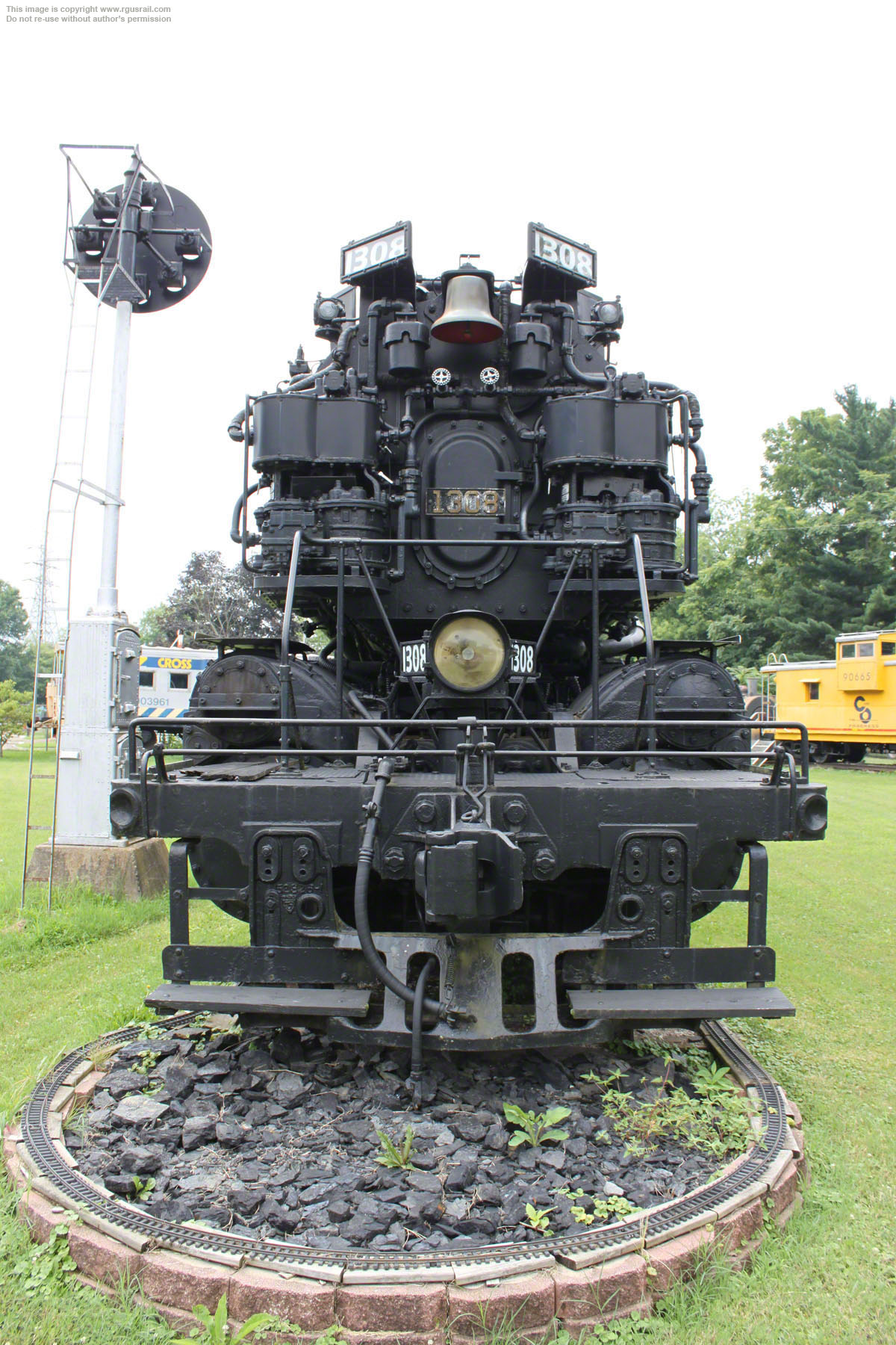 【科普】山路为伴——美国切萨皮克与俄亥俄铁路h-6-1308号蒸汽机车