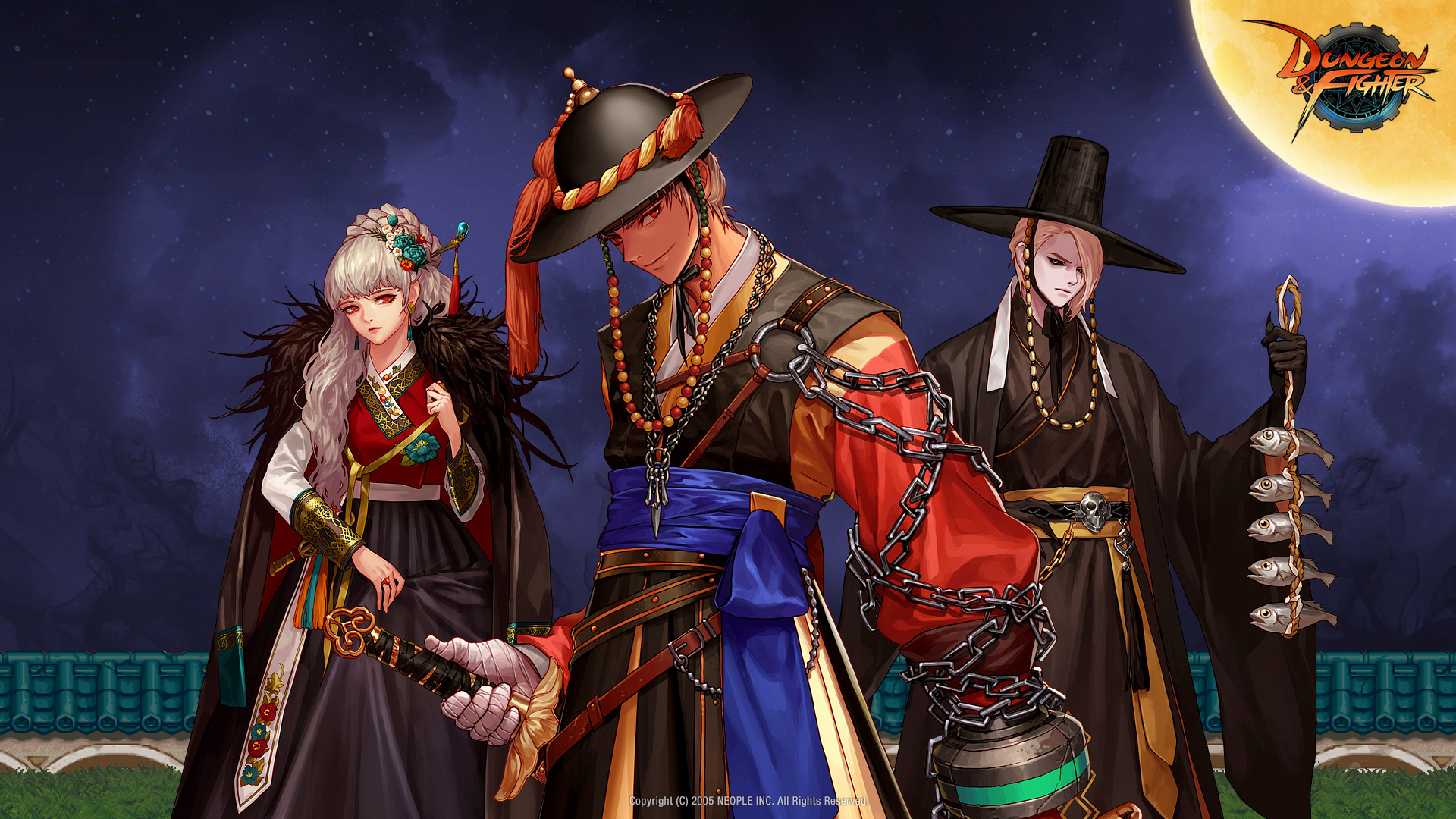 【dnf】韩服中秋传统壁纸