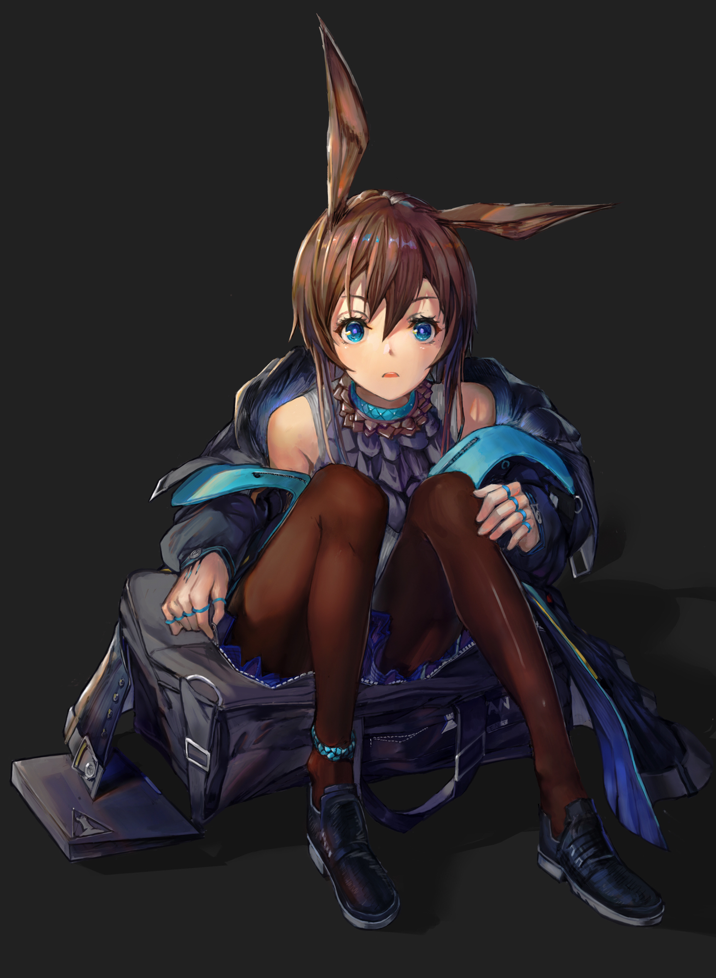 【明日方舟壁纸】震惊!阿米娅偷偷进袋子竟被博士…美图精选