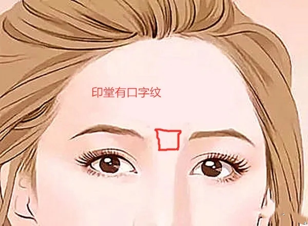 印堂有口字纹