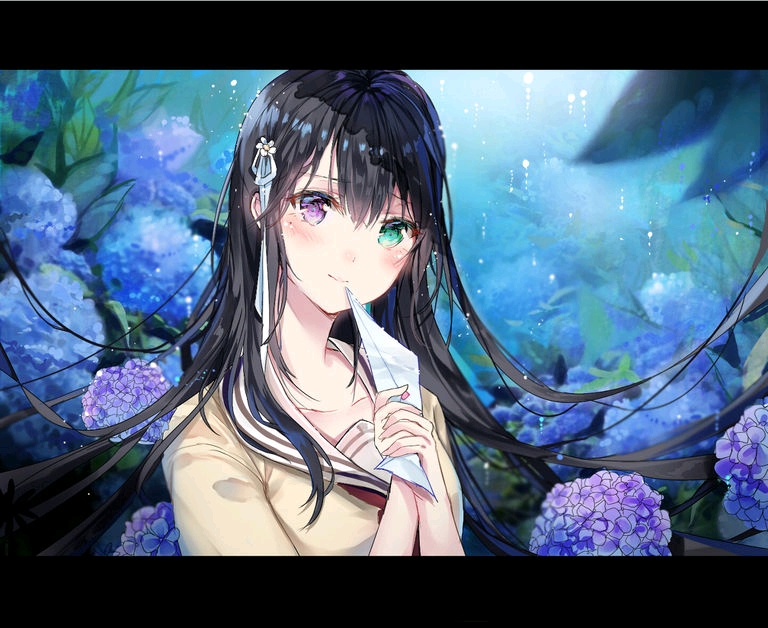 勿忘我紫阳花