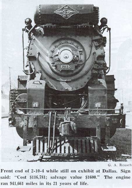 【科普】"德克萨斯"美国德克萨斯和太平洋铁路i-1型蒸汽机车