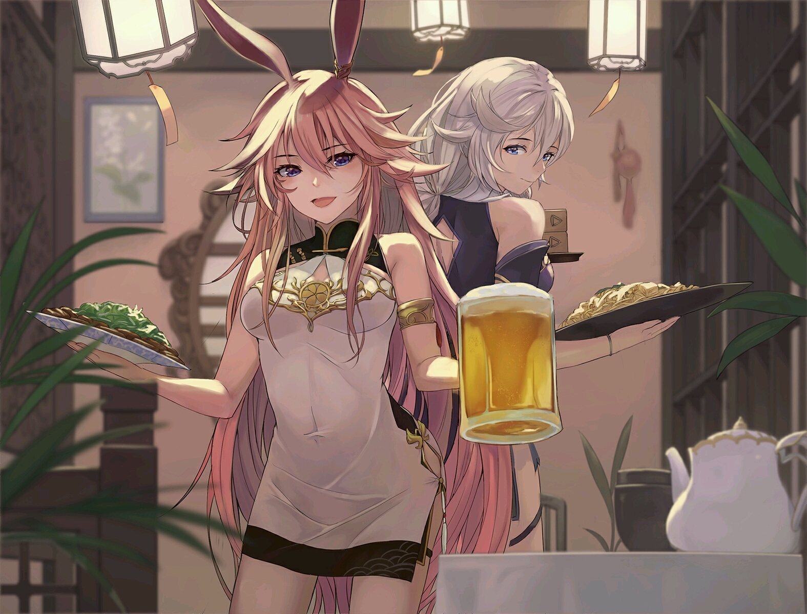 八重樱×卡莲(这酒怎么回事?)