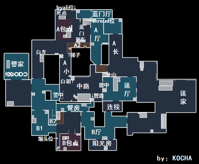 荒漠迷城(mirage) 4.炙热沙城Ⅱ(dust2) 5.死亡游乐园(ove