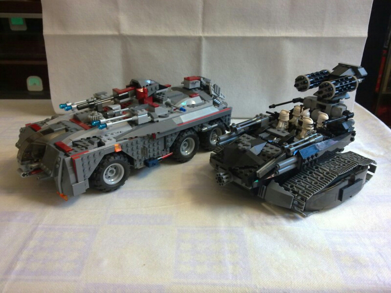 克隆人装甲车和坦克(乐高版)