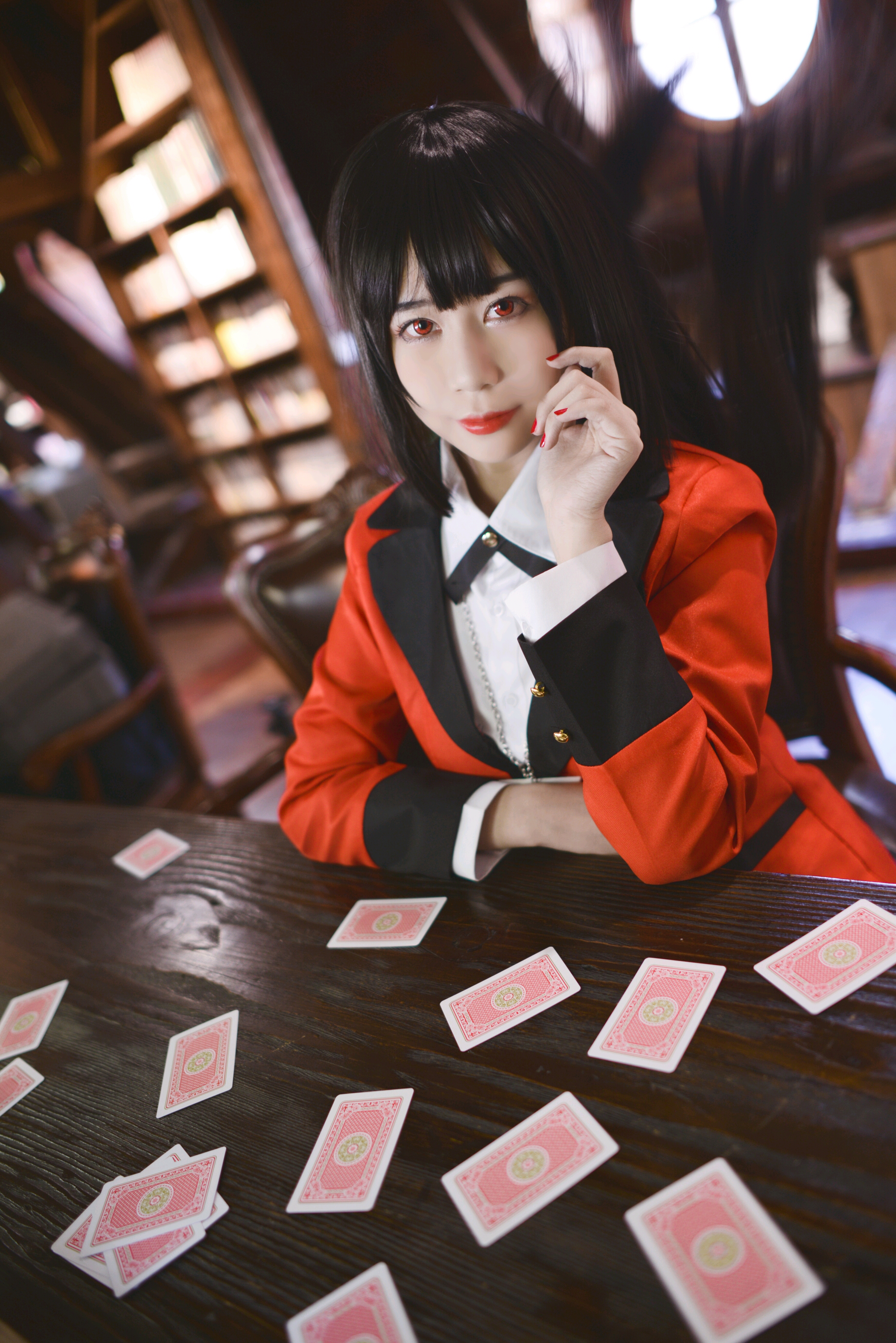 狂赌之渊cos 一人双役 蛇喰梦子 桃喰绮罗莉
