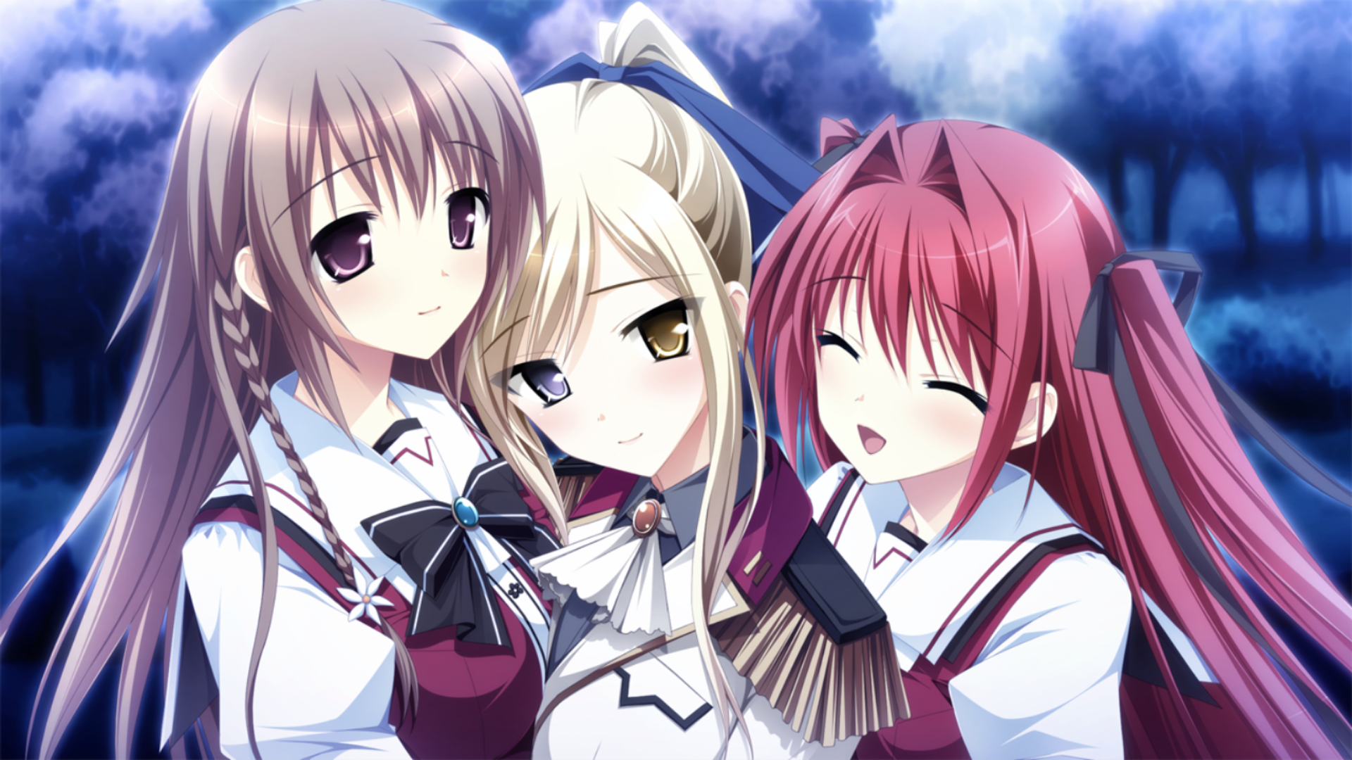 少女编织爱的画布cg收集