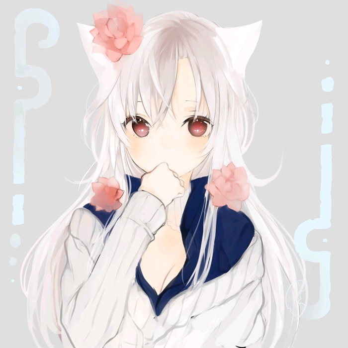 白毛控天堂画师lpip的绝美猫娘第一期