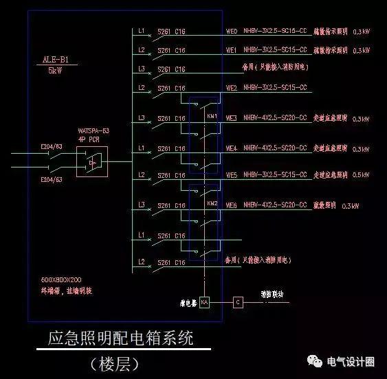 制冷机房,锅炉房,换热站,水泵房配电干线系统图设计深度要求!