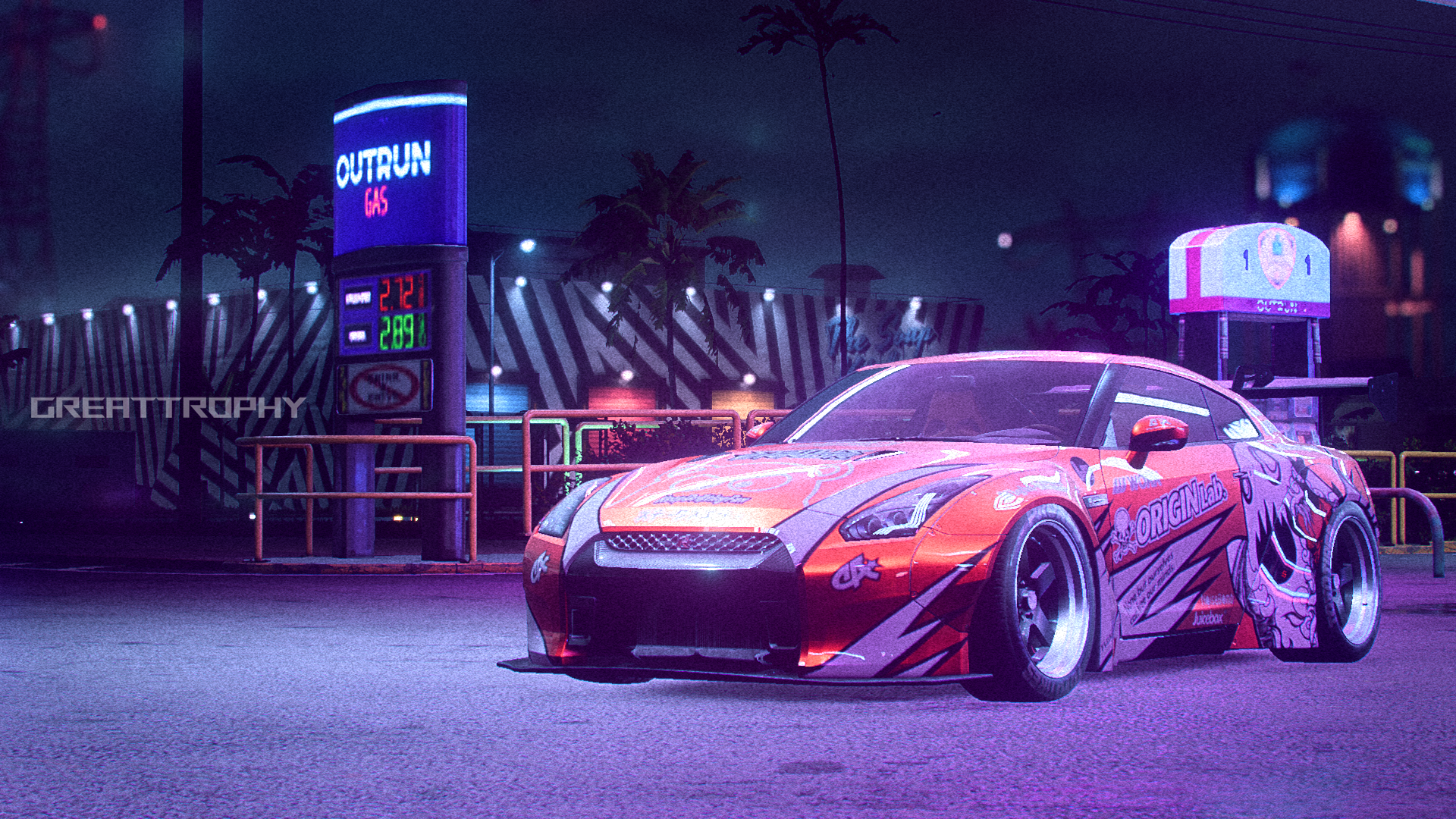 [极品飞车21:热度] [need for speed] 尼桑 gtr r35 原创涂装改装案例