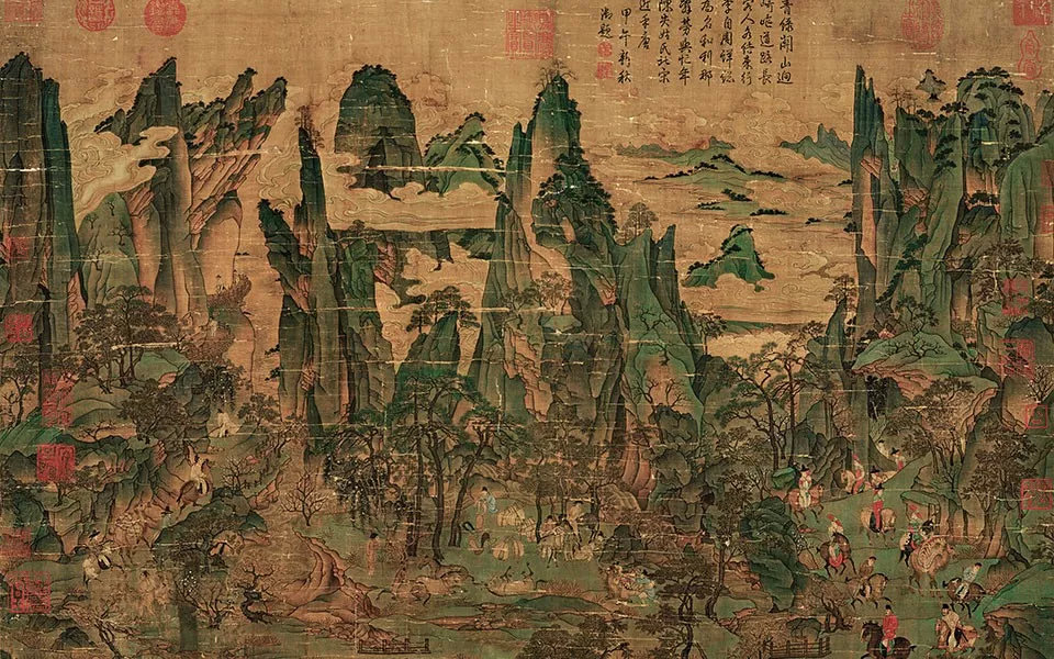 唐 李思训《明皇幸蜀图》