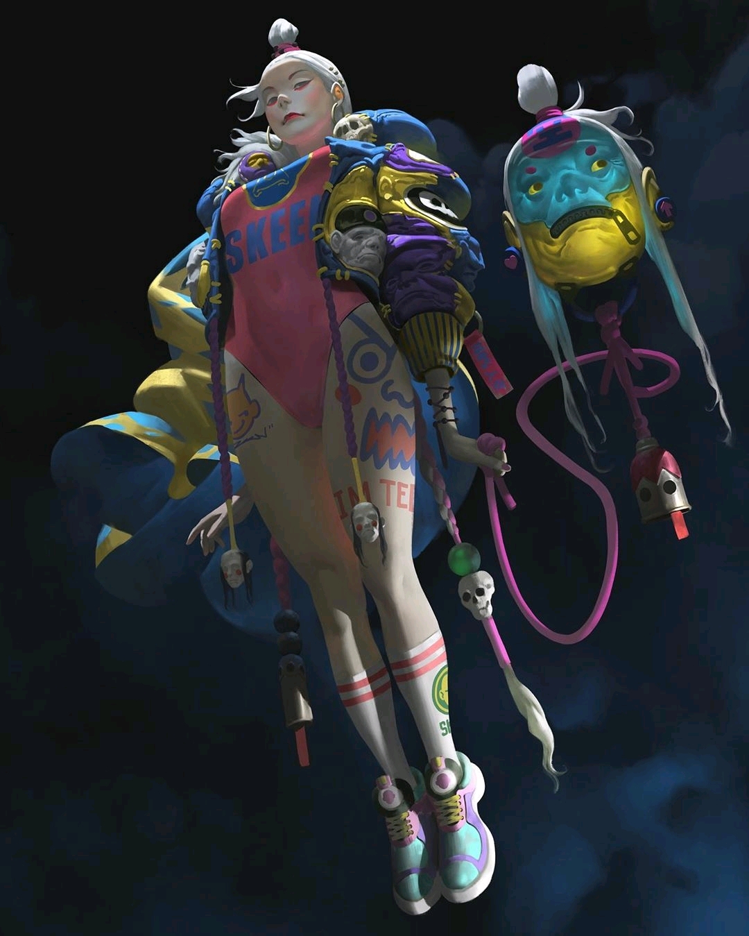 马来西亚鬼怪插画师zeenchin